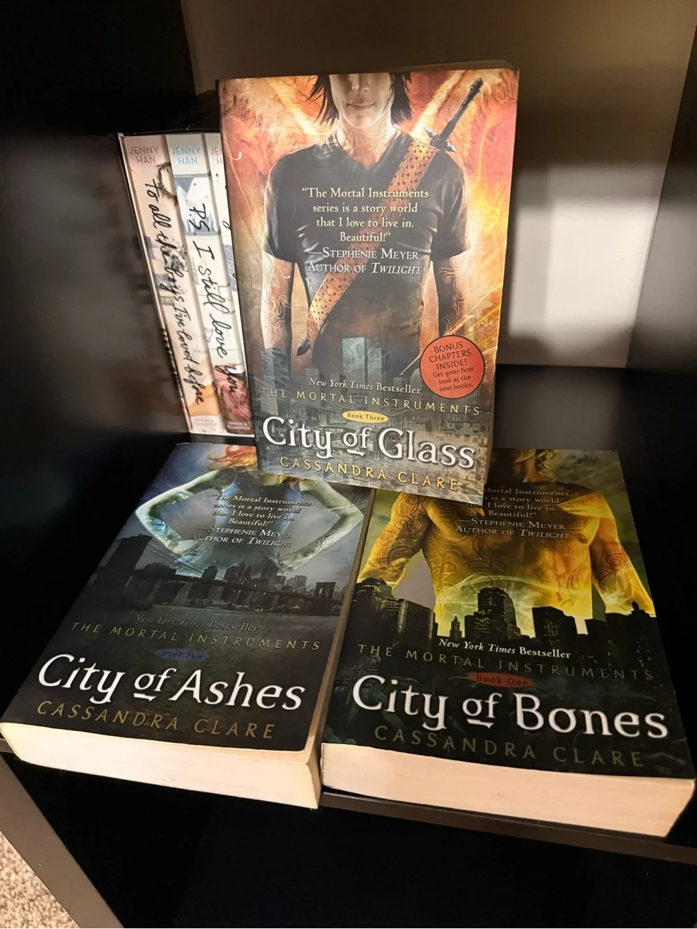 City of Glass / City of Bones / City of Ashes Paperback Set - Brown Green Gray